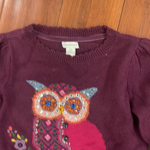 Monsoon winter dress size 8 purple colour woollen outfit. Good for winter. - Picture 3 of 6